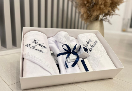 Trusou Botez Brodat cu fir bleumarin [1]