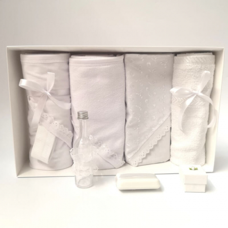 Комплекти за кръщене - Trusou Botez Brodat cu fir alb