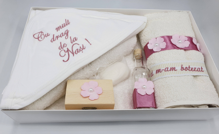 Botez cu Traditie - Trusou Botez Brodat - Motive Traditionale 50