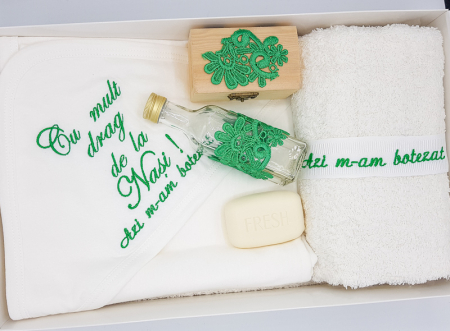 Trusouri - Trusou Botez Brodat - Verde