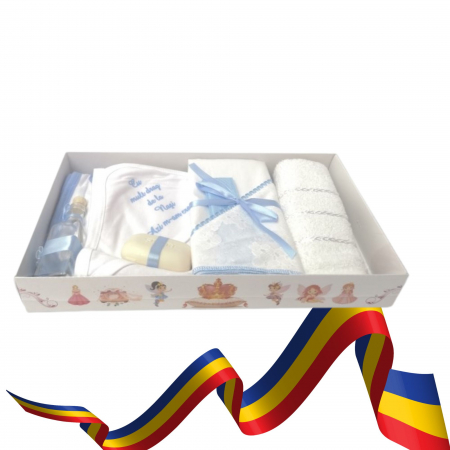 Trusou pentru Botez format din 7 piese - Bleu [1]