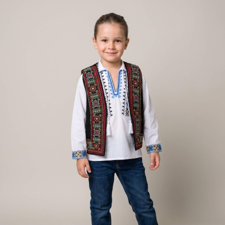 Veste - Vesta broderie pentru baietei Sile