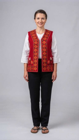 Veste - Vesta din stofa traditionala Draga 3