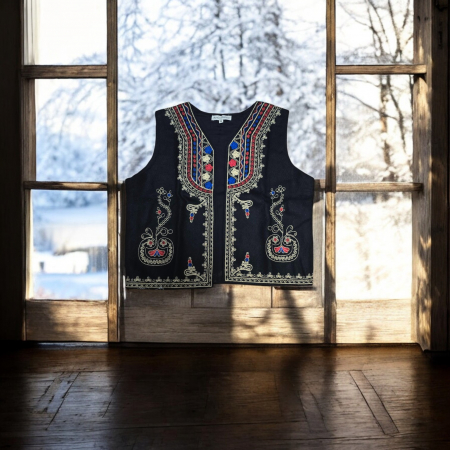 Veste - Vesta traditionala pentru copii cu broderie colorata Marin 8