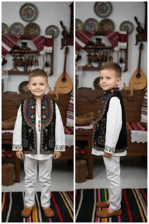 Vesta Traditionala copii negru 11 [1]