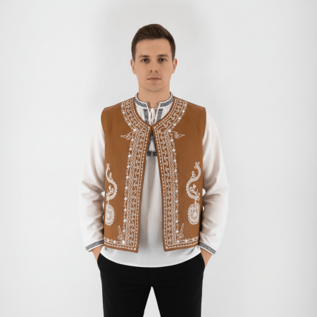 Veste - Vesta traditionala Paul - Piele Intoarsa 2