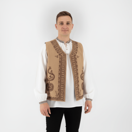 Veste - Vesta traditionala Paul - Piele Intoarsa 3