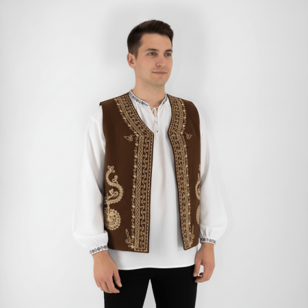 Veste - Vesta traditionala Paul - Piele Intoarsa 4