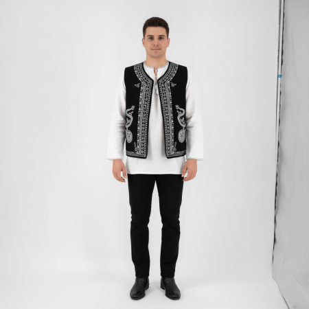 Veste - Vesta traditionala Paul - Piele Intoarsa 6