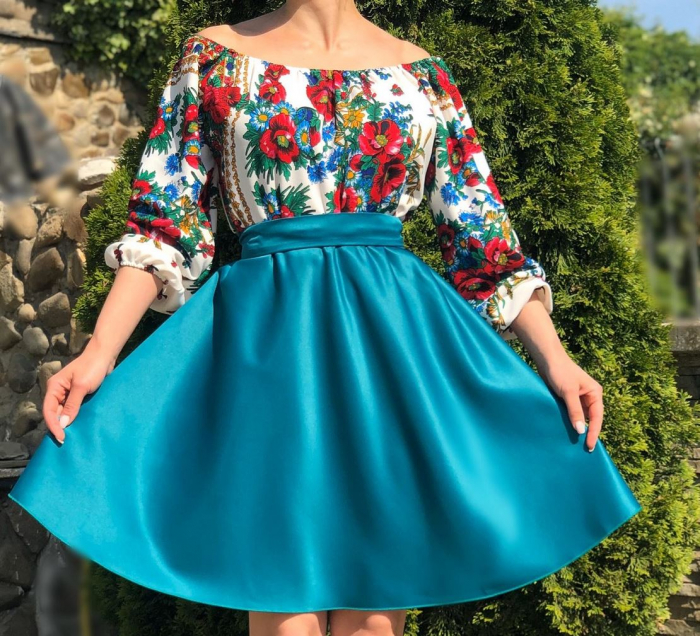 Rochie eleganta Bujori