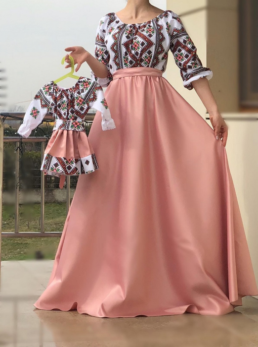 Set rochii stilizate traditional -Mama si Fiica
