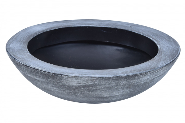 Ghiveci PE minimalist, rotund, imitație granit, model BALLET 600 [3]