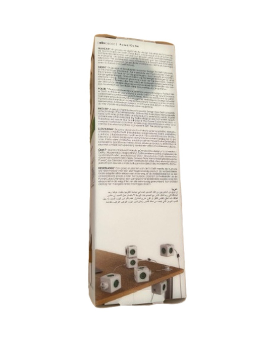 Prelungitor Powercube Extended 1300GN, 5 prize, alb/verde, 1.5m [8]