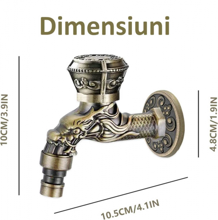 ROBINET ROYAL DRAGON, 1/2, alama antichizata, cuplare rapida [3]