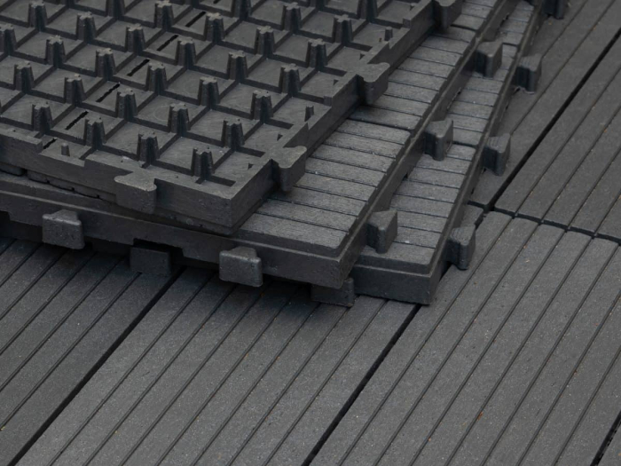 Dale terasa din compozit, model Cosmo Extreme, 45cmx45cm, culoare antracit [4]