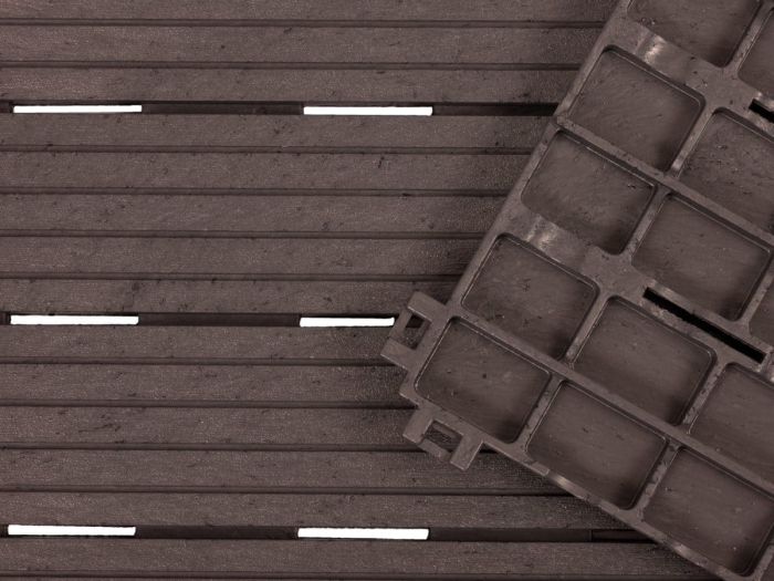 Set 6 dale terasa din compozit, model Cosmo, 30cmx30cm, culoare mocha [4]