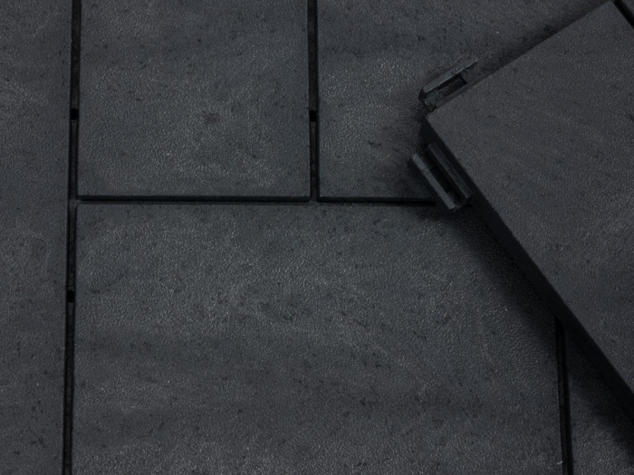 Set 6 dale terasa din compozit, model Mozaic 30cmx30cm, culoare antracit [5]