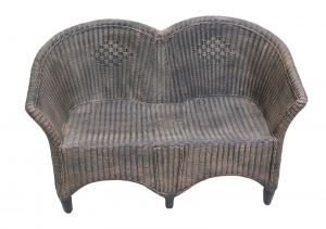 Mobilier si accesorii de gradina - Canapea 2 locuri din PE, imitație ratan, model Canapea RATTAN