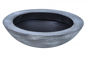 Ghiveci PE minimalist, rotund, imitație granit, model BALLET 600 [2]