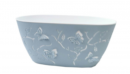 Ghivece 3D - Ghiveci modern Fluture 3D oval S