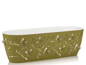 Ghivece 3D - Ghiveci modern Fluture 3D oval L