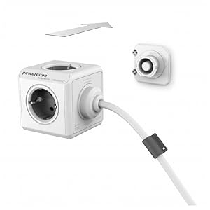 Prelungitor Powercube Extended 1300GN, 5 prize, alb/verde, 1.5m [2]