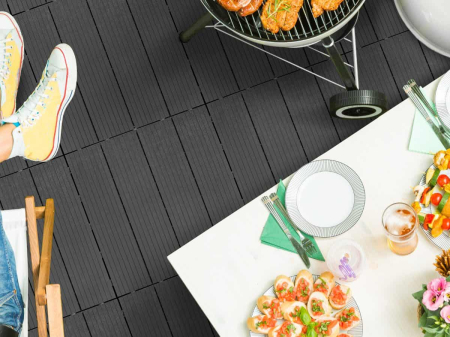 Dale terasa din compozit, model Cosmo Extreme, 45cmx45cm, culoare antracit [1]