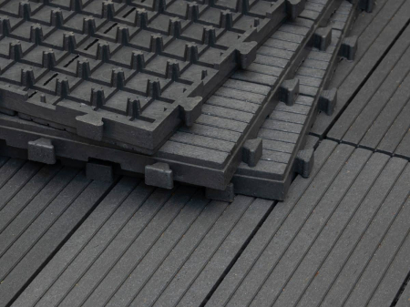 Dale terasa din compozit, model Cosmo Extreme, 45cmx45cm, culoare antracit [3]