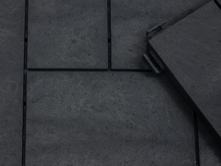 Set 6 dale terasa din compozit, model Mozaic 30cmx30cm, culoare antracit [4]