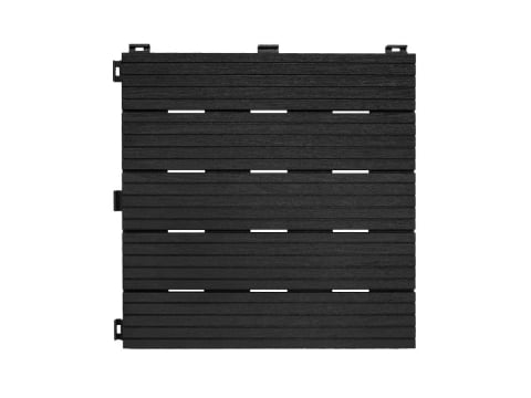 Pardoseli terase si gradina - Set 6 dale terasa din compozit, model Cosmopolitan, 30cmx30cm, culoare antracit