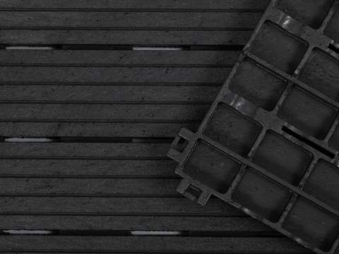 Set 6 dale terasa din compozit, model Cosmopolitan, 30cmx30cm, culoare antracit [4]