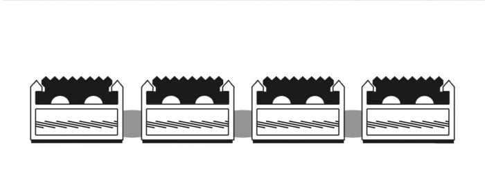 Stergator aluminiu de intrare 17 R mm Cauciuc [4]