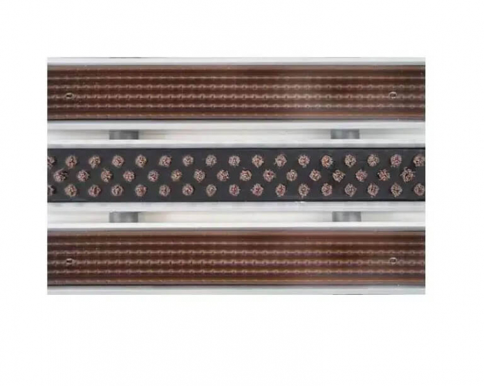 Stergator aluminiu de intrare 17 RB mm Perie-Cauciuc [4]