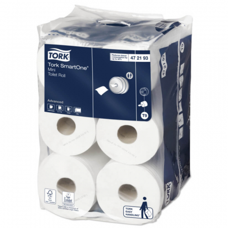 CONSUMABILE - Hartie igienica Tork SmartOne Mini, 2 straturi, 111 m