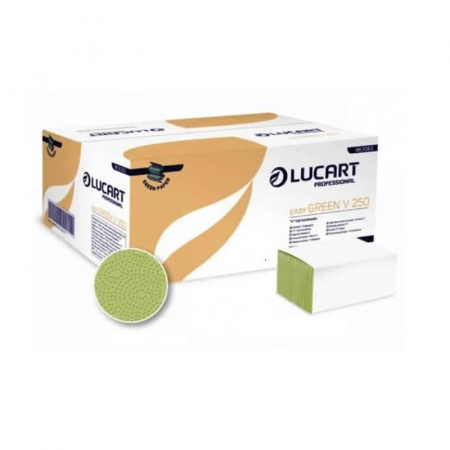 Prosoape pliate - Prosoape pliate verzi, 1 strat, V250 Lucart Easy Green