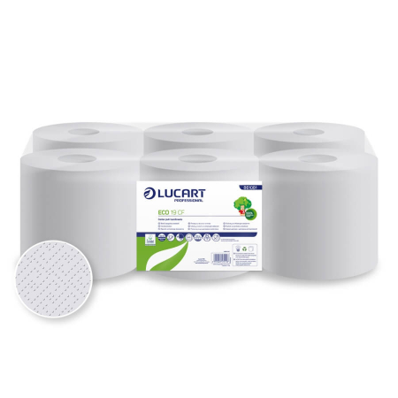 CONSUMABILE - Prosop rola hartie reciclata Lucart Eco 100 metri