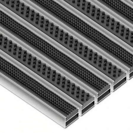 Stergator aluminiu de intrare 17 RB mm Perie-Cauciuc [1]