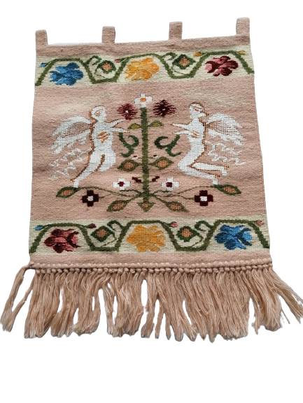 Tapiserie din lana tesuta manual - Ingerasii [2]