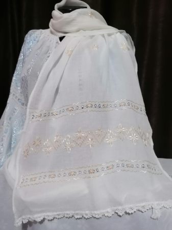 Esarfe brodate manual - Esarfa / Marama  brodata manual