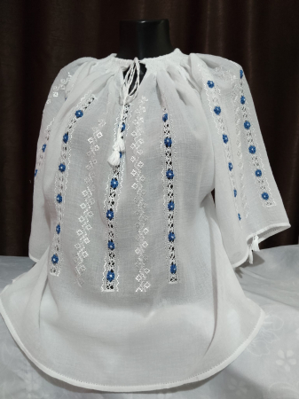 Ii traditionale - Ie cusuta manual pe panza topita