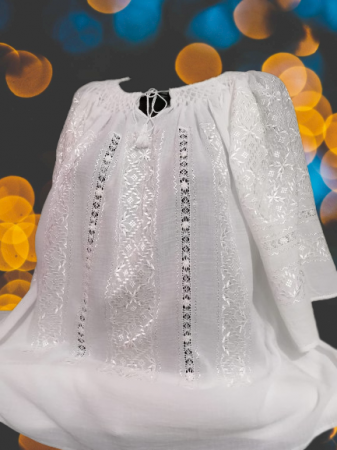 Ii traditionale cu maneca scurta - Ie traditionala brodata manual