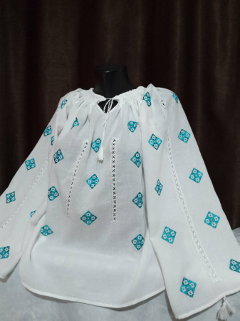 Modele in stoc - Ie traditionala brodata manual cu matase