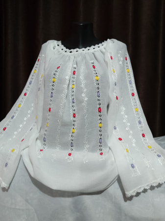 Ii traditionale cu maneca lunga - Ie traditionala cusuta manual