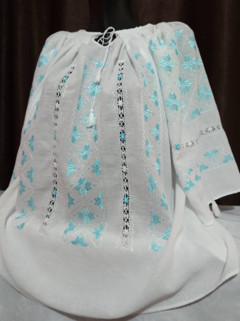 Modele in stoc - Ie traditionala cusuta manual pe panza topita(bumbac)