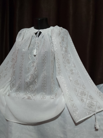 Ii traditionale - Ie traditionala cusuta manual pe panza topita(bumbac)