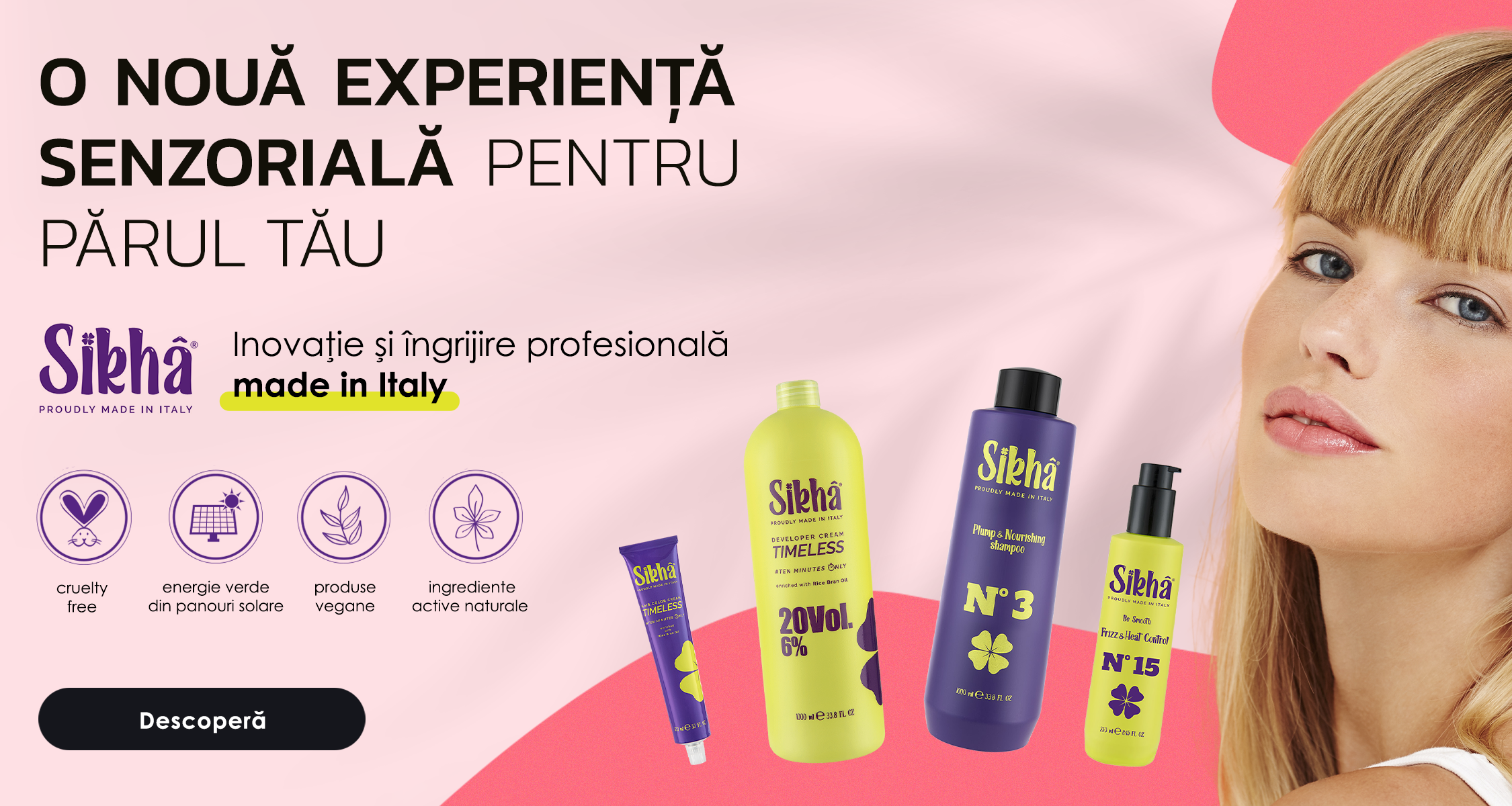 Colectia SIKHA pentru ingrijirea profesionala a parului - o noua experienta senzoriala pentru tine
