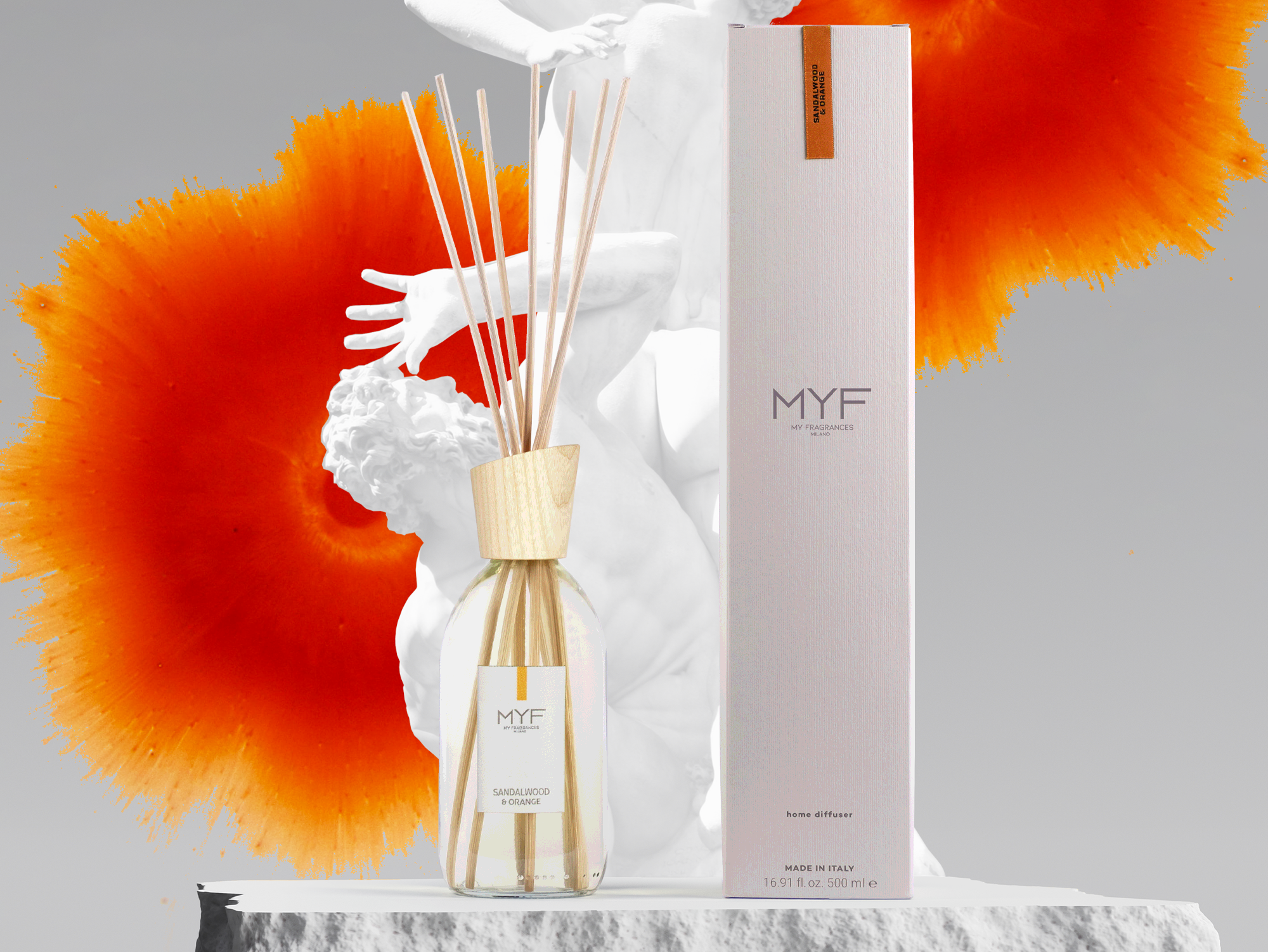New premium home scents MYF Italy - a new and exclusive scent experience at IMKER