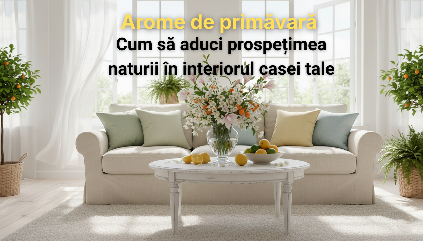 Arome de primăvară: Cum să aduci prospețimea naturii în interiorul casei tale
