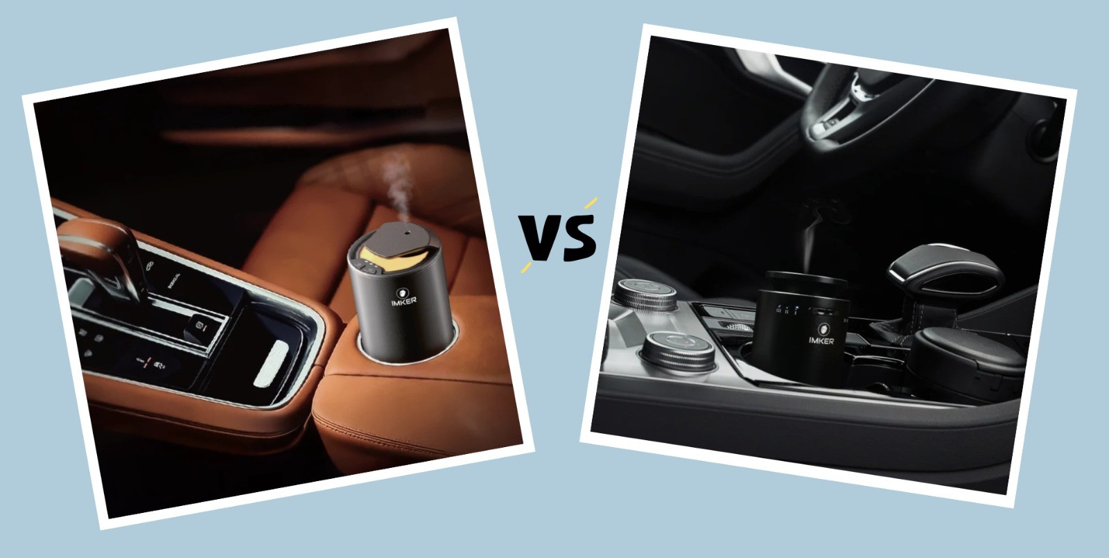 Care este difuzorul de parfum auto ideal pentru tine - IMKER AromaLUX XS02 sau XS04?