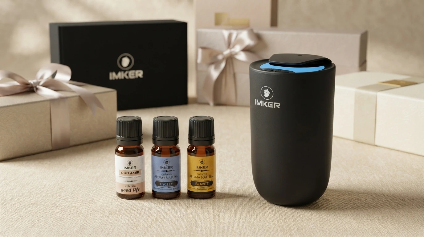 cutie de cadou imker difuzor profesional cu 3 parfumuri ambientale